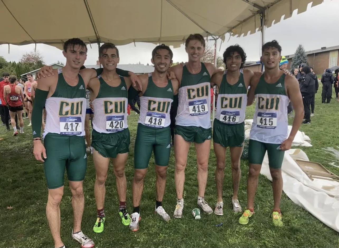 The men's team after finishing their races and season overall. 